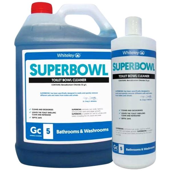 Whiteley | Superbowl Toilet Bowl Cleaner | Crystalwhite Cleaning Supplies Melbourne.