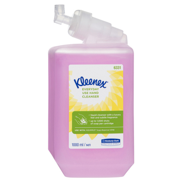 Kleenex | Liquid Hand Soap Luxury Handwash Cartridge 1L | Crystalwhite Cleaning Supplies Melbourne.