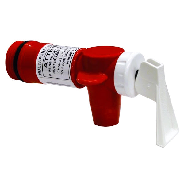 Solvent Resistant Drum Taps Red | Crystalwhite Cleaning Supplies Melbourne.