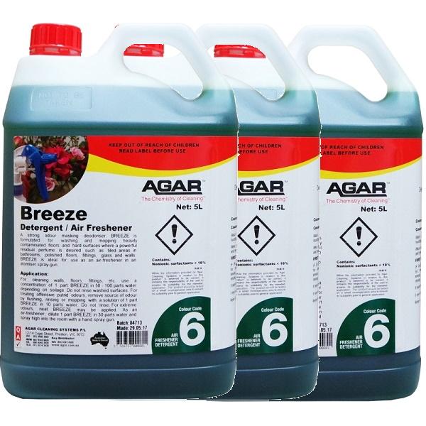 Agar | Breeze 5Lt Carton Detergent and Air Freshener | Crystalwhite Cleaning Supplies Melbourne