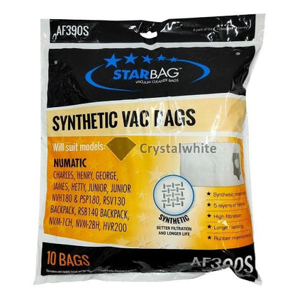 Starbag | AF390S Synthetic Vacuum Cleaner Bag | Crystalwhite Cleaning Supplies Melbourne