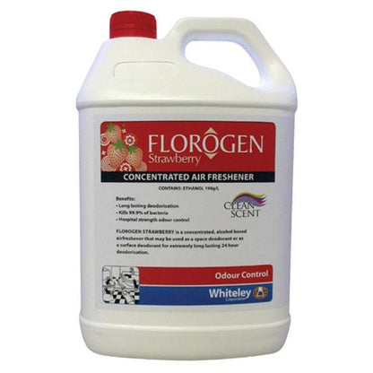 Whiteley | Florogen 5Lt (Strawberry) Concentrated Air Freshener | Crystalwhite Cleaning Supplies Melbourne